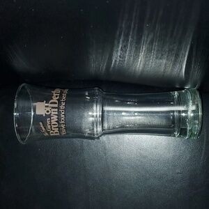 The Famous Girves Brown Drrby restaurant tall glass 20 ounces I think